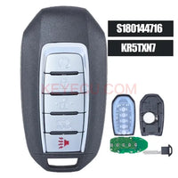 Thumbnail for S180144716 Smart Remote Key 5 Button 433.92MHz Fob for Infiniti Q50 Q60 2019 2020 2021 2022 KR5TXN7