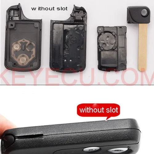 Replacement Smart Remote Key Shell Case Fob 2 Button for Honda CR-V 2013-2015