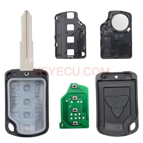 P/N: 6370B945 4 Button Car Control Remote Key 315 MHz ID46 Chip for 2015 2016 2017 Mitsubishi Lancer