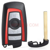 Thumbnail for Red YGOHUF5662, YGOHUF5767, YGOHUF5661 Smart Remote Key Fob 4 Button 315MHz/433MHZ/868MHZ PCF7953 / PCF7945 for BMW F Chassis FEM / BDC CAS4 CAS4+