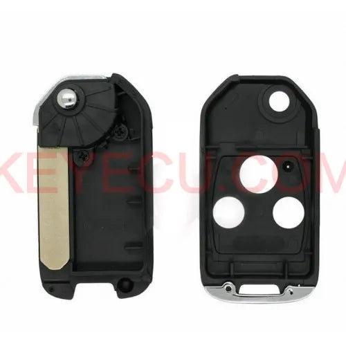 New Flip Remote Key Shell 3 Button for Honda Pilot Civic CR-V Remote Key Case