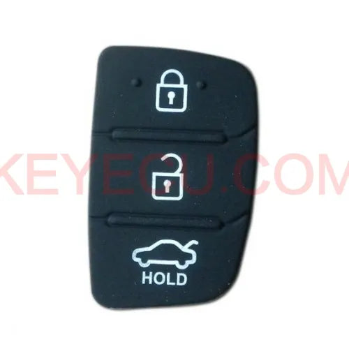 Remote Rubber 3 Button for Hyunda