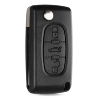 Thumbnail for For Peugeot 207 307 407 308 607 VA2 CE0523 3 Button Remote Car Key Fob Case Shell