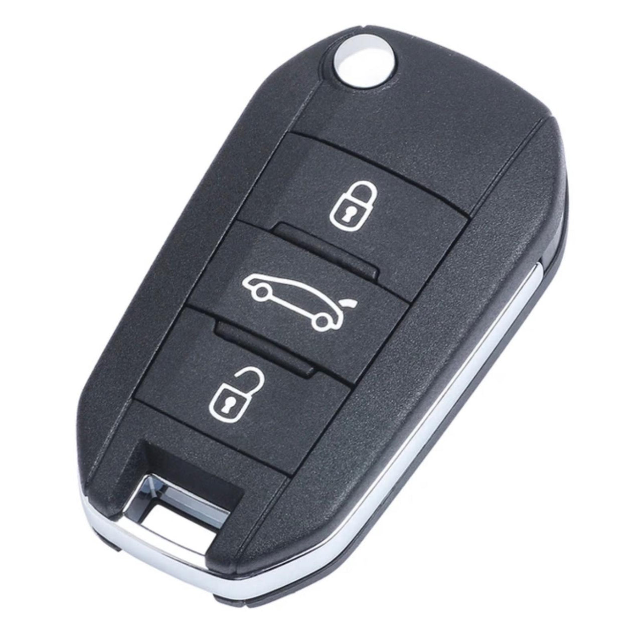 For Peugeot 208 308 508 3008 5008 433MHz ID46 HU83 3 Button Flip Remote Car Key Fob