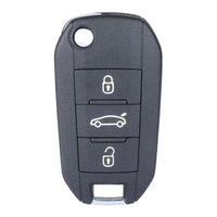 Thumbnail for For Peugeot 208 308 508 3008 5008 433MHz ID46 HU83 3 Button Flip Remote Car Key Fob