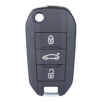 Thumbnail for For Peugeot 208 308 508 3008 5008 433MHz ID46 VA2 3 Button Flip Remote Car Key Fob