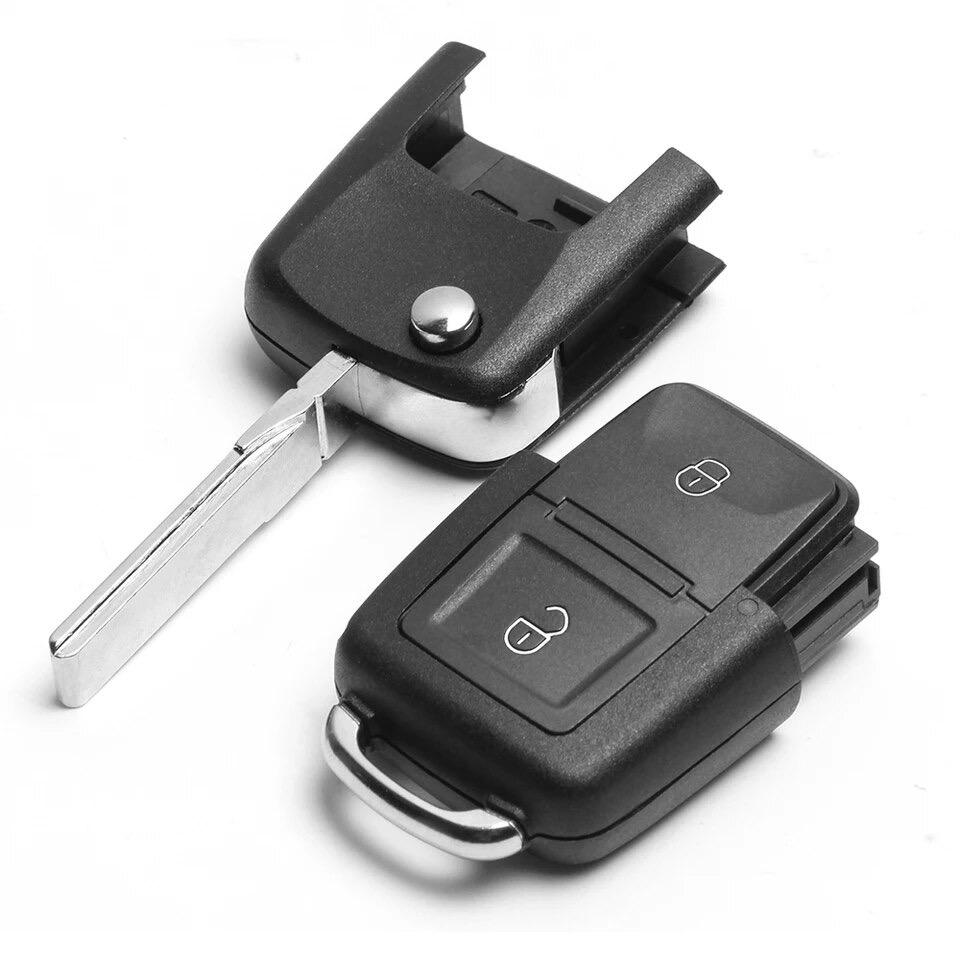 For Skoda Volkswagen Seat 1J0 959 753 433MHz ID48 2 Button Remote Car Key Fob