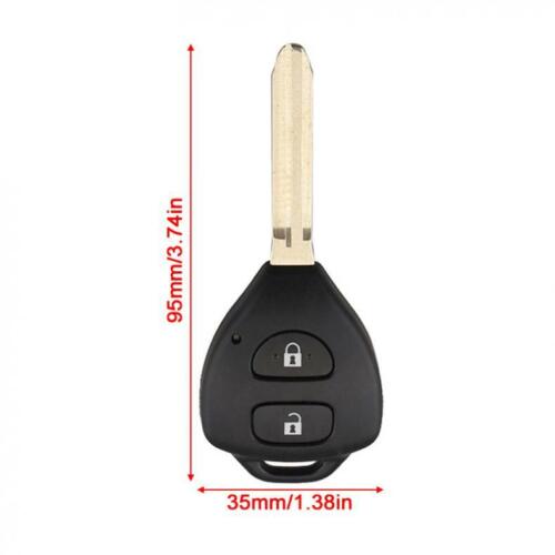 For Toyota Yaris 2006-2011 B41TA 433MHz 4D67 2 Button Remote Car Key Fob