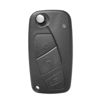 Thumbnail for For Fiat Panda 2003-2012 433MHz ID46 3 Button Flip Remote Car Key Fob