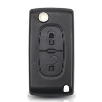 Thumbnail for For Peugeot Citroen 433MHz ID46 CE0523 HU83 2 Button Flip Remote Car Key Fob