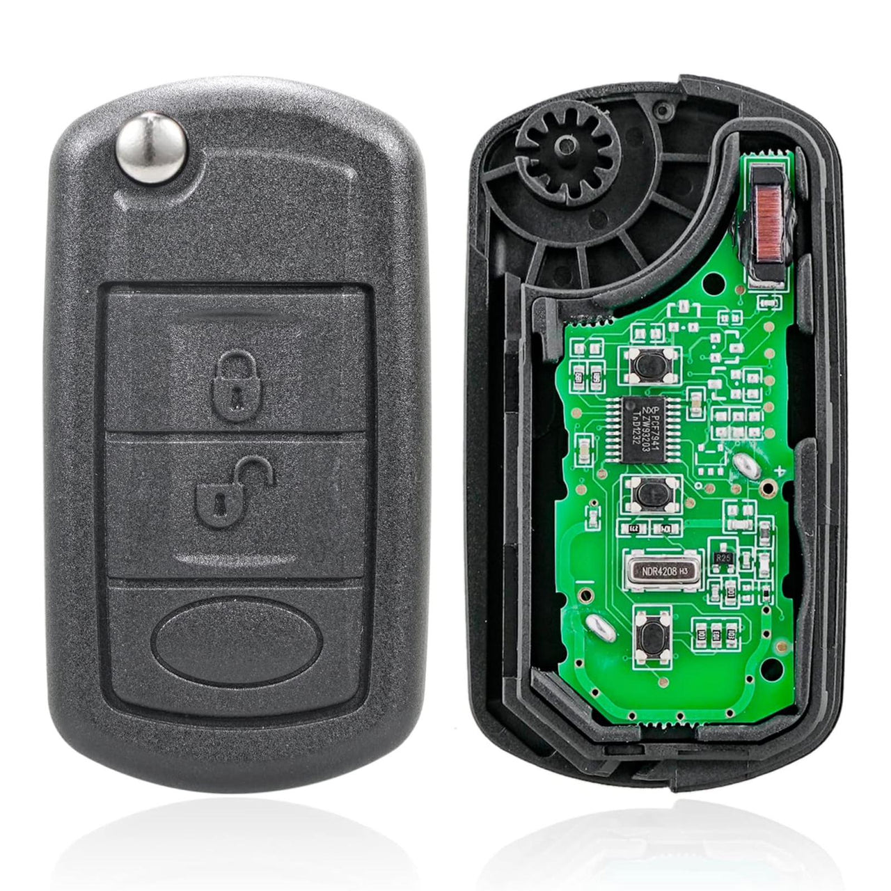 For Range Rover Sport 2002-2006 3 Button 433MHz ID44 Modified Flip Car Key Fob