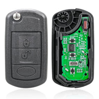 Thumbnail for For Range Rover Sport 2002-2006 3 Button 433MHz ID44 Modified Flip Car Key Fob