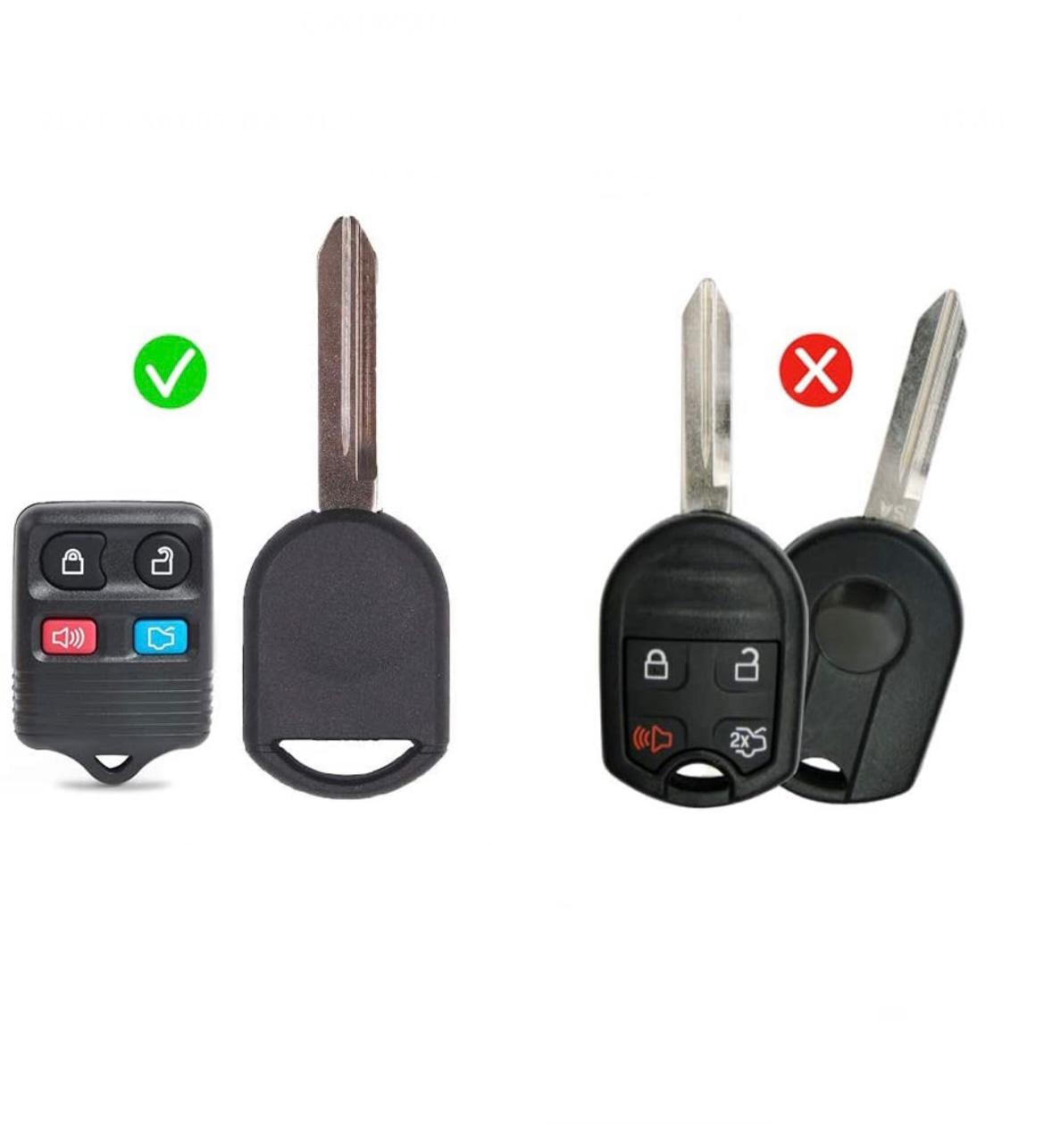 Fits Ford Lincoln Mercury - CWTWB1U331 315MHz 4D63 Upgraded Flip Car Key Fob