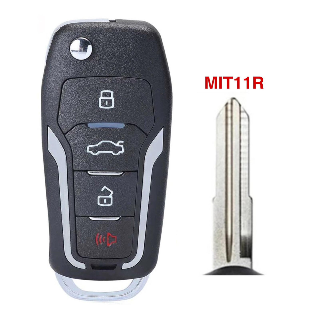 For Mitsubishi Lancer 08-15 315MHz ID46 MIT11R OUCG8D-625M-A 4 Button Flip Remote Car Key fob