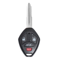 Thumbnail for For Mitsubishi Lancer Eclipse Galant Left Blade 3+1 Button Remote Car Key Fob Shell Case