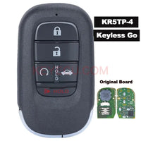 Thumbnail for Keyless Go Smart Remote Key FSK 433.92MHz 4A Chip Fob for Honda Accord 2022 FCCID: KR5TP-4 , PN: 721 47-T20-A11 (Original Board)