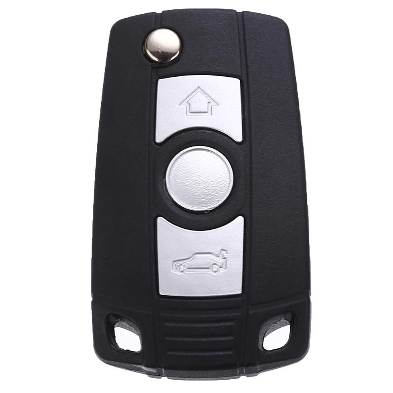 For BMW E46 E38 E39 3 5 7 Series Z3 Z4 X5 X3 3 Buttons Flip Remote Car Key Fob