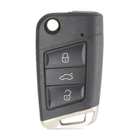 Thumbnail for For Volkswagen Golf 7 MK7 GTI Skoda Octavia 2015 3 Button Remote Car Key Fob Shell Case