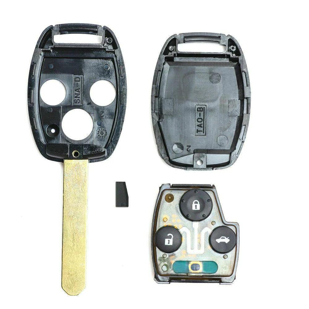 For Honda Accord Euro 2007-2009 433MHz ID46 3 Button Remote Car Key Fob