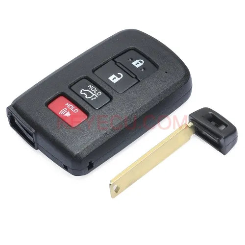 Board ID: 281451-2110 Smart Remote Car Key With 314.3MHz for Toyota Highlander Tacoma Prius C Land Cruiser Harrier Fob HYQ14FBA