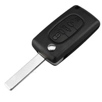 Thumbnail for For Peugeot 207 307 308 407 CE0536 ASK 433MHz ID46 HU83 Flip 3 Button Remote Car Key Fob