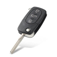 Thumbnail for For Audi A2 A3 A4 A6 A8 TT 3 Button Car Key Fob Shell Case