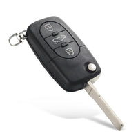 Thumbnail for For Audi A2 A3 A4 A6 A8 TT 3 Button Car Key Fob Shell Case