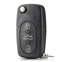 Thumbnail for For Audi A2 A3 A4 A6 A8 TT 3 Button Car Key Fob Shell Case