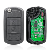 Thumbnail for For Land Rover Discovery 3 2004-2010 433MHz 3 Button Flip Car Key Fob