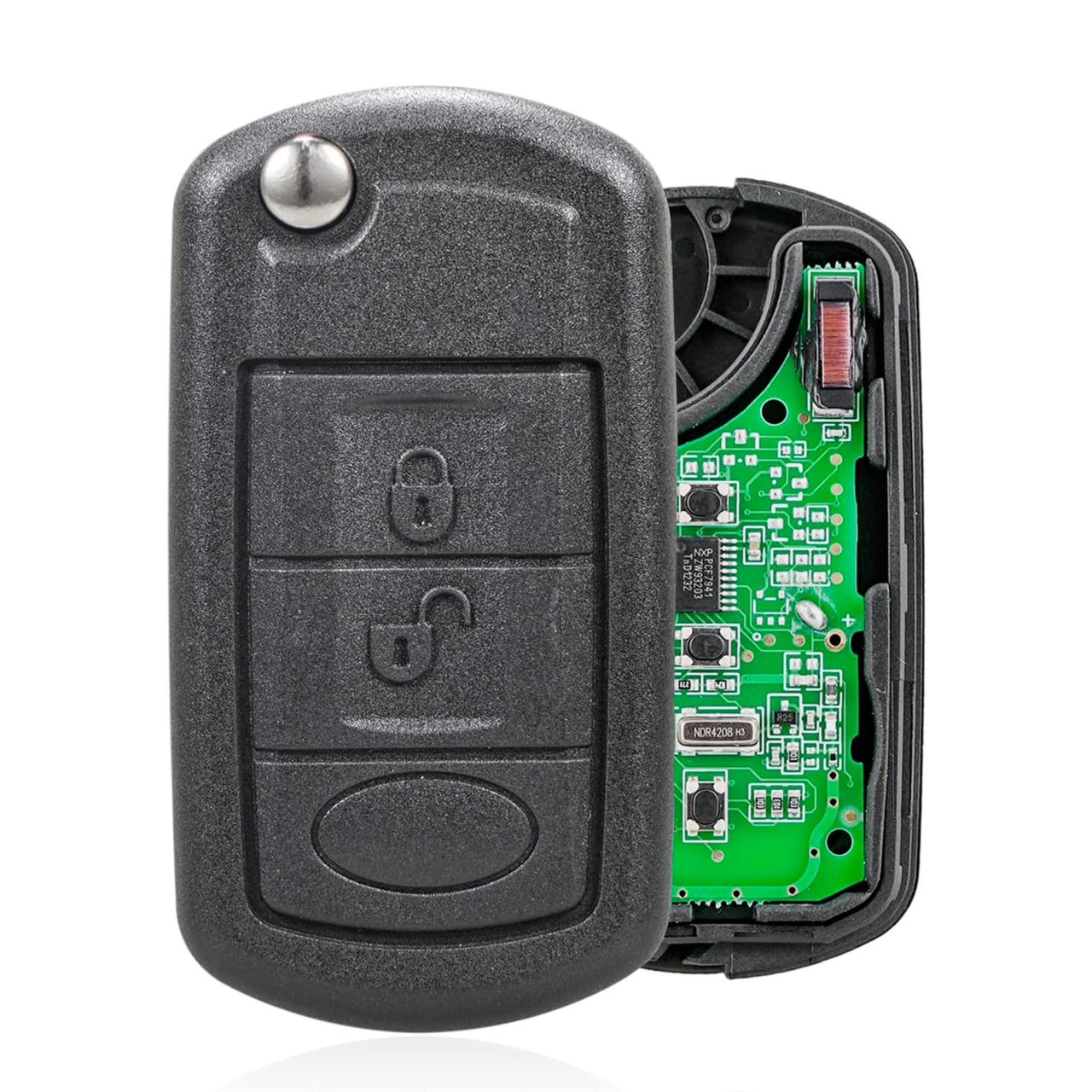 For Land Rover Discovery 3 2004-2010 433MHz 3 Button Flip Car Key Fob