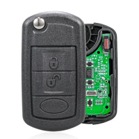 Thumbnail for For Land Rover Discovery 3 2004-2010 433MHz 3 Button Flip Car Key Fob