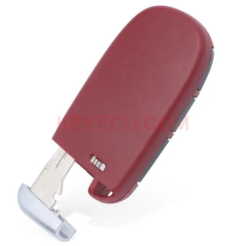 Red Replacement Remote Key Shell Case Fob 4 Button for Chrysler Jeep Dodge 2011-2018