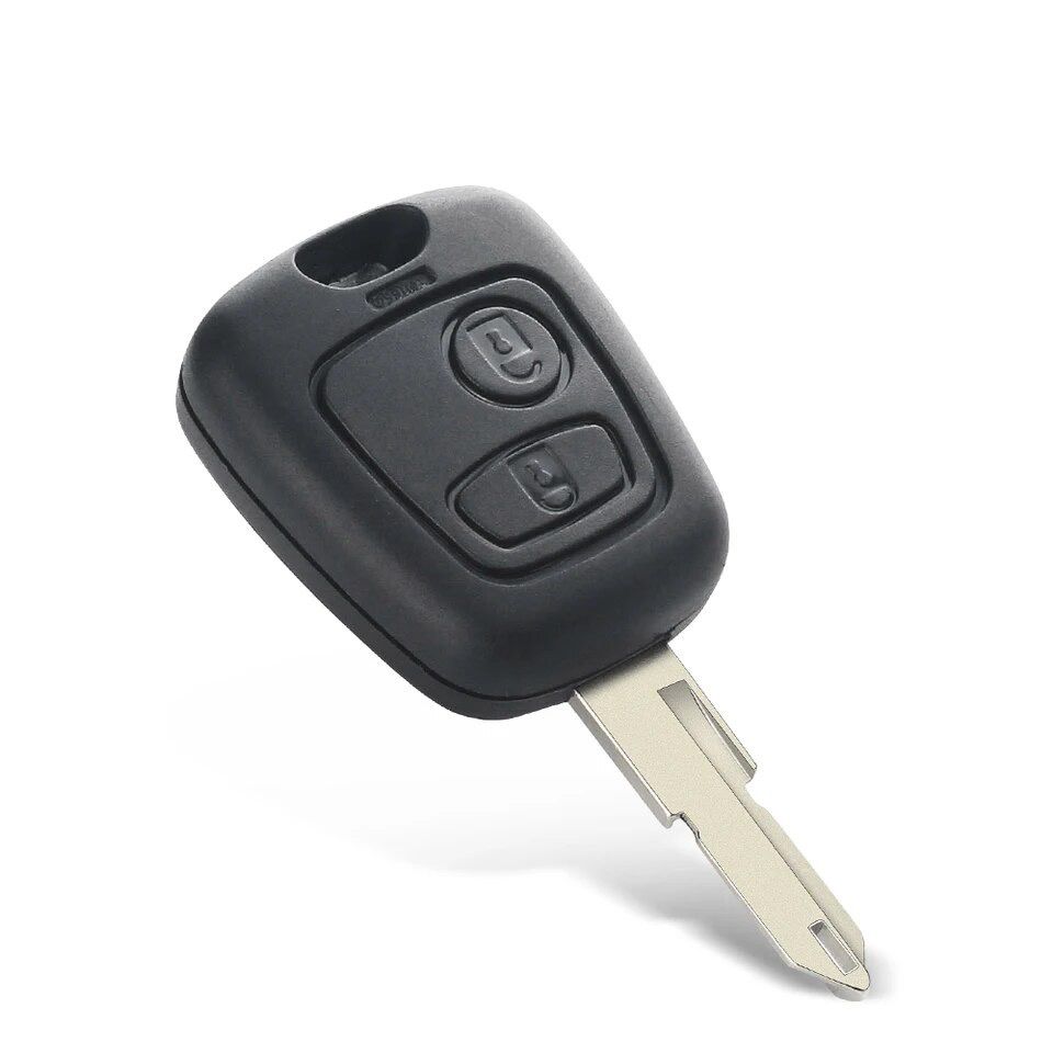 For Peugeot 206 NE72 2 Buttons Remote Car Key Shell Case