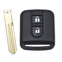 Thumbnail for For Nissan Qashqai Pathfinder Navara Micra Almera 2 Button Remote Car Key Shell Case