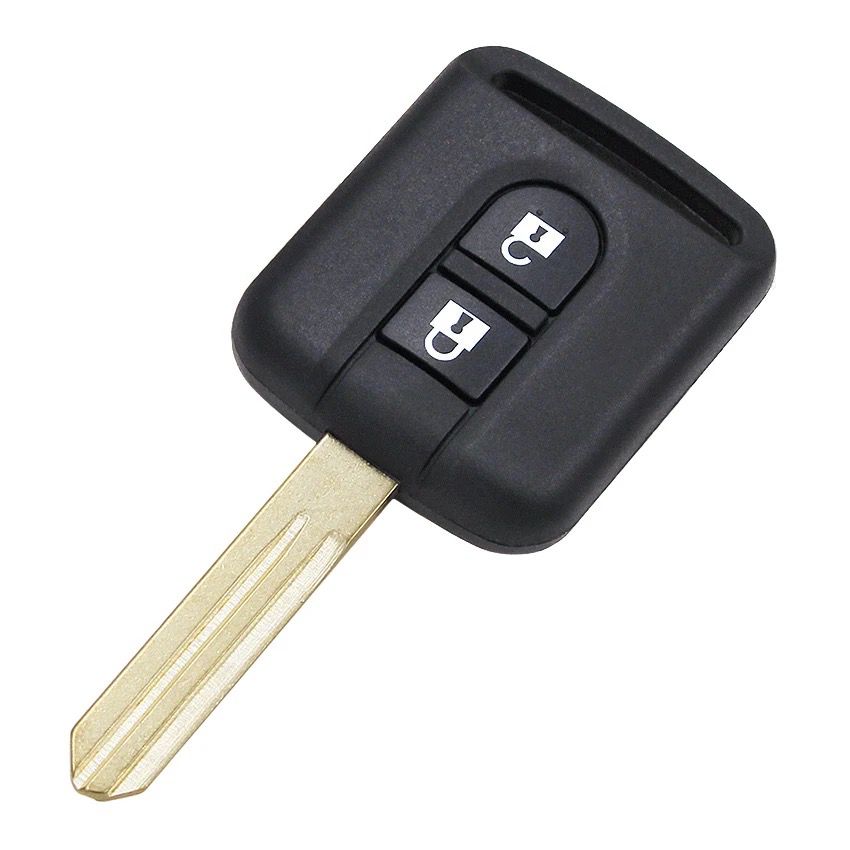 For Nissan Qashqai Pathfinder Navara Micra Almera 2 Button Remote Car Key Shell Case