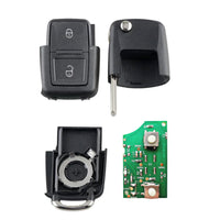 Thumbnail for For Skoda Volkswagen Seat 1J0959753AG 433MHz ID48 2 Button Car Key Fob