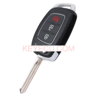 Thumbnail for Original OEM 95430-1S011 / 95430-1S001 Flip Remote Key 3 Button 433MHz 4D60 80BIT for Hyundai HB20 OKA-866T