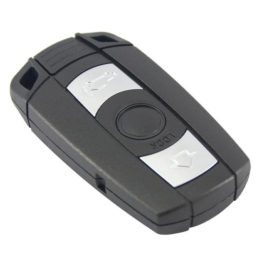 For BMW 1 3 5 6 7 E90 E93 E92 M3 M5 X3 X5 3 Button Remote Smart Key Fob Case