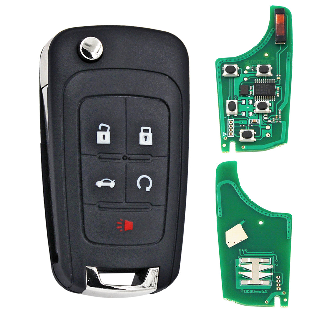 For Chevrolet Camaro Cruze 5 Button 315MHz ID46 Car Key Fob