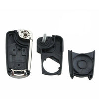 Thumbnail for For Vauxhall Opel Corsa Astra Vectra Zafira 2 Button Remote Flip Car Key Fob Shell