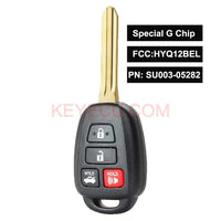 Thumbnail for HYQ12BEL,PN: SU003-05282 4-Button Remote Head Key FOB With Special G Chip 314.3MHz for Scion FR-S Toyota 86 2016-2017