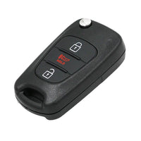 Thumbnail for For Kia Rio Soul NYOSEKSAM11ATX Flip 3 Button Remote Car Key Fob Shell Case