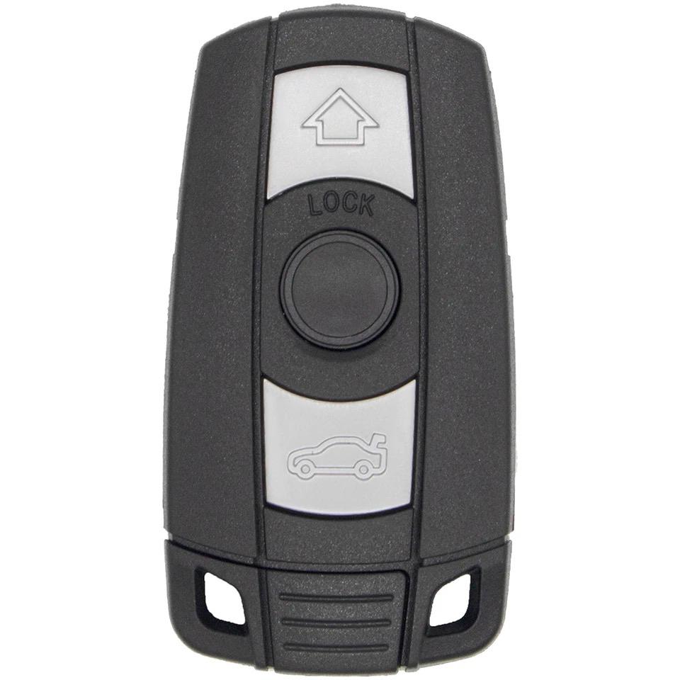 For BMW 1 3 5 6 7 E90 E93 E92 M3 M5 X3 X5 3 Button Remote Smart Key Fob Case