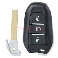 Thumbnail for Smart Remote Car Key Shell 3 Buttons Fob for Peugeot 5008 508 2020 2021 HU83 / VA2 Blade