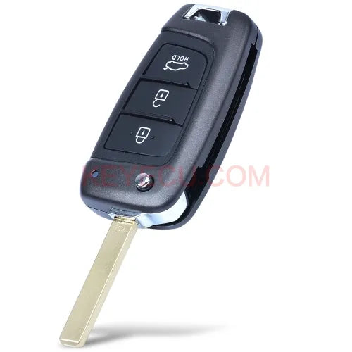 3 Button/4 Button Remote Key Shell Case Fob for Hyundai Accent Elantra Kona Santa Fe Tucson Veloster 2018 2019 2020 2021 2022