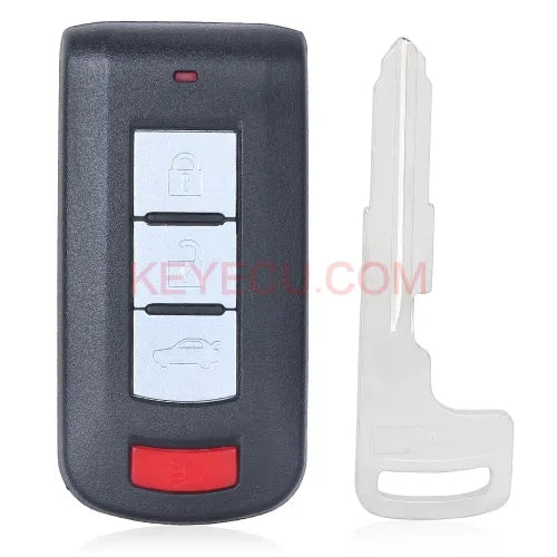 GHR-M004, GHR-M003 4 Button Smart Remote Key Keyless Fob 433MHz ID47 for Mitsubishi Pajero Sport L200 Montero