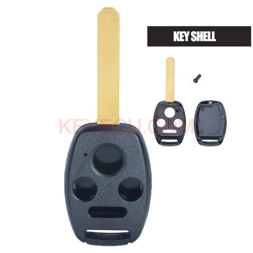 Remote Key Case Fob 4 Button for HONDA Accord CRV Pilot Civic Fit