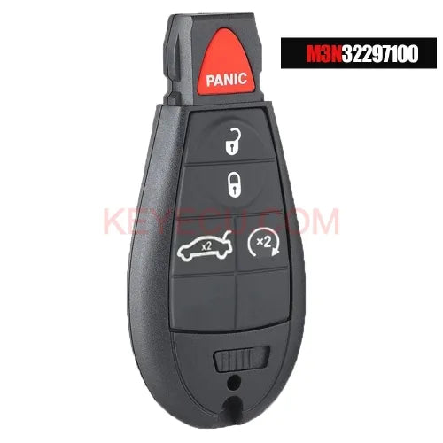 OEM Smart Remote Key 4+1 Button 433MHz for Dodge Dart 2012-2016 FCCID: M3N32297100 With Logo