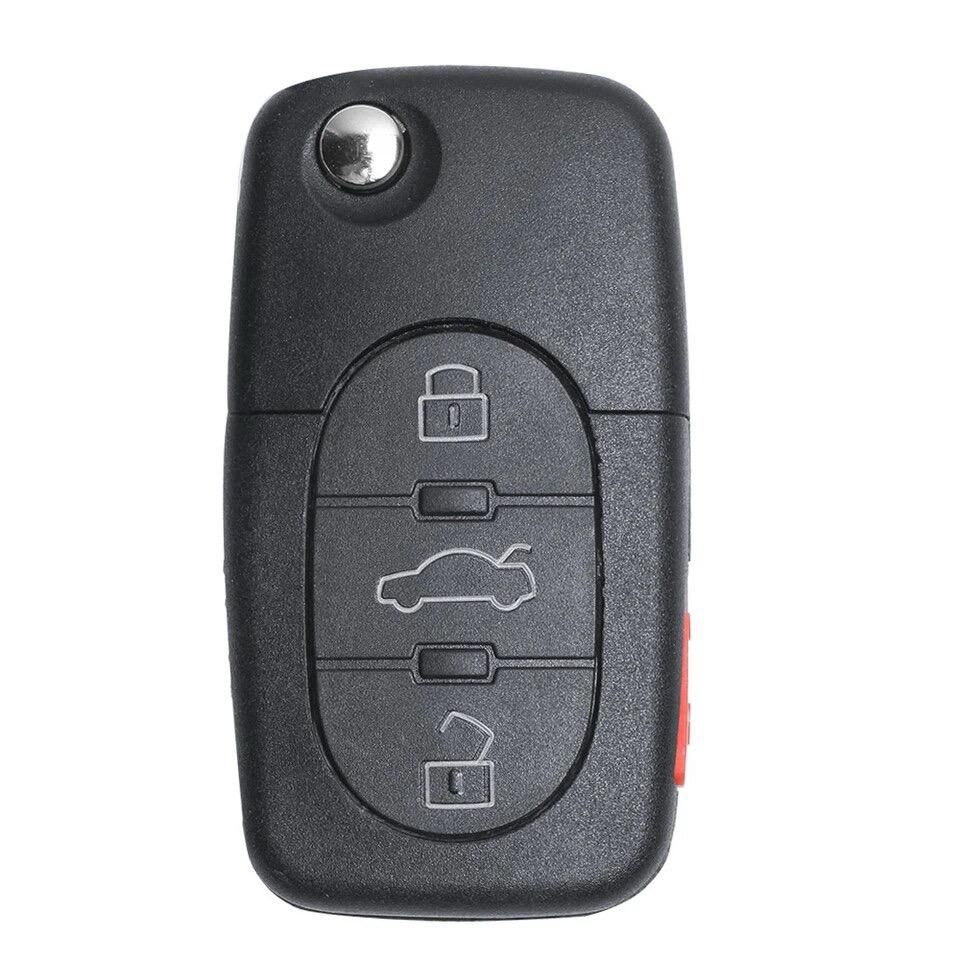 For Audi A4 A6 A8 Allroad Quattro 315MHz ID48 4D0837231P 4 Button Remote Car Key Fob