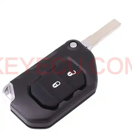 OHT11302612 Button Flip Remote Key ASK 433MHZ PCF7939M 4A Chip for Jeep Wrangler 2018-2019 PN: 68416782AA